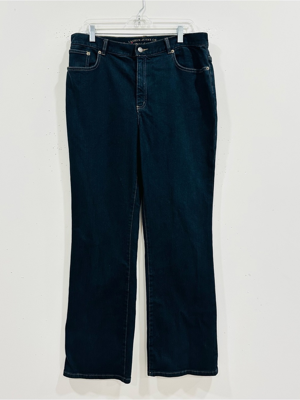 LRL Lauren Jeans Co Ralph Lauren Women's Jeans Sz 14 Dark Blue Classic Straight